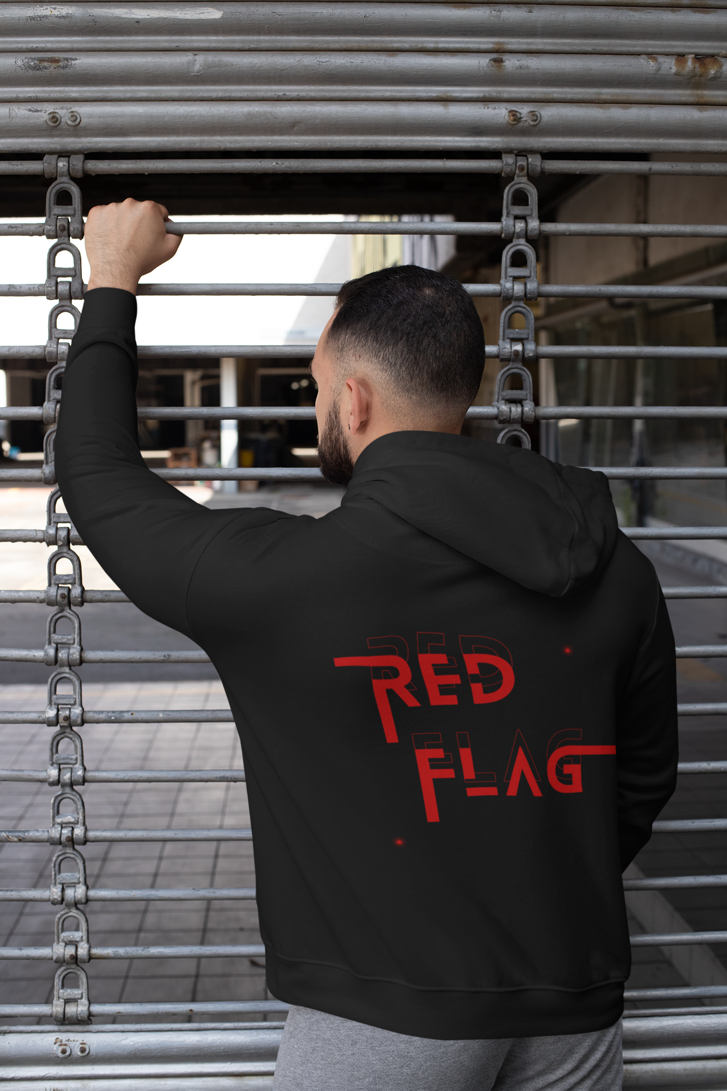 Red flag hoodie